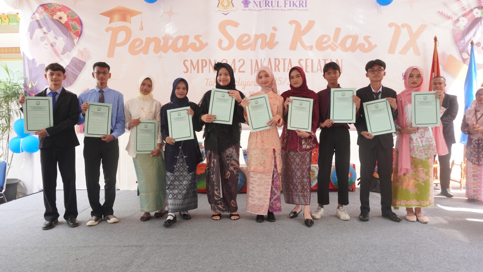 Pentas seni kelas 9 Tahun 2026